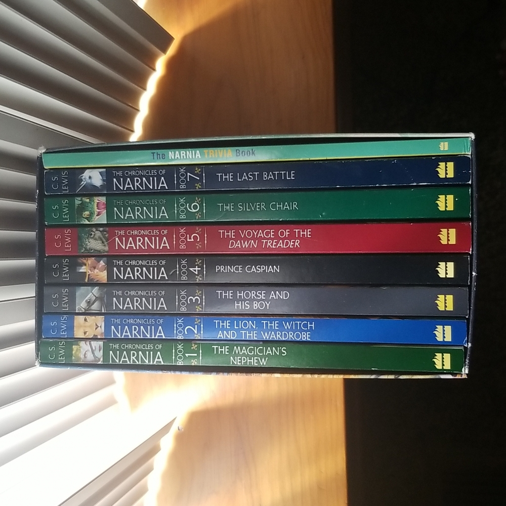 Set of books, the Chronicles of Narnia by C.S. Lewis